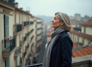 Marseille : pourquoi les habitants partent-ils ? Femme d'âge moyen regardant la ville depuis un balcon