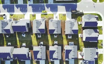aerial photography houses